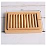 Natural Rectangle Multipurpose Soap Dish Wood Soap Tray Storage Shelf Plate Frame Soap Dish