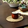 Natural Water Hyacinth Rattan round Straw Woven Placemats
