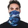 Neck Gaiter Sun Headwear Tubular Bandana Bule Color Tube Sports Seamless Headwear Fishing Bandana