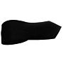 Neckties Necktie Classical Solid Black Woven Tie with Normal Width