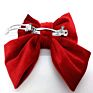 Net Red Flannel Red Big Bow Hairpin Adult Hair Clip Turn Back Spring Clip Headdress
