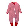 Newborn Cotton Print Long Sleeve Zipper Style Baby Kids Stripe Cheetah Leaf Print Autumn Zip up Bodysuits Sleeper Romper
