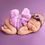 Newborn Photography Props Baby Girl Model Oversized Bow Wrapped Cloth Baby Photo Props Blanket