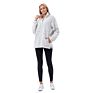 Newest 1/4 Zipper Casual Women's Leopard Print Sherpa Fleece Pullover