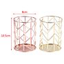 Newest 1Pc Pen Pencil Pot Holder Rose Gold Container Organizer Home Desk Stationery Decor