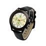 Newest Multifunctional Metal Wood Men Quartz Watch with Leather Band