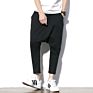 Newfashion Drop Crotch Harem Pants Training Jogging Mens Trousers Cotton Oversized Drop Crotch Sweatpants