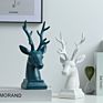 Nordic Style Ceramic Crafts Deer Ornaments Bookend Stand Wine Cabinet Decorations Gifts