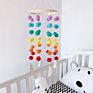 Nordic Style Pom Pom Ball Crib Felt Baby Mobile for Babies Bed Nursery Room Decor