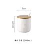 Nordic White Design Set of 3 Ceramic Storage Jar for Kitchen