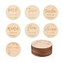 Nursery Milestone Card Set Pregnancy Milestone Laser Cut Wooden Baby Nursery Decor