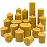 Organic Color Vanilla Pine Cedarwood Palo Santo Eucalyptus Scent Beeswax Candles Natural Large Pillar Made In