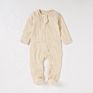 Organic Cotton Autumn Long Sleeve Footie Baby Boy Bodysuit