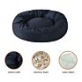 Orthopedic Sofa Frame Washable Calming Travel Dog Bed with Stuff Sack Indoor Designer Cow Luxury round Funny Small Dog Bed