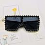 Oversized Square Frame Bling Rhinestone Cat Eye Retro Women Sunglasses