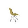 Patchwork Fabric Armless Wood Leg Modern Restaurant Chair
