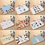 Personalized Cat Paw Print Kitchen Anti-Skid Door Mat