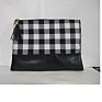 Personalized Monogram Women Christmas Buffalo Plaid Clutch Handbag with Tassel