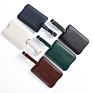 Personalized Name Id Address Suitcase Tag Genuine Leather Luggage Travel Tag Holder