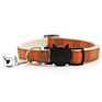 Pet British Plaid Collar with Safety Cat Pattern Buckle and Bells