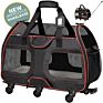 Pet Carrier Airline Approved Expandable Soft-Sided Dog Carrier Pet Travel Bag Safe and Easy for Cats and Dogs