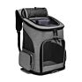 Pet Carrier Backpack Bag Dog Cat Foldable Double Shoulder Carrier Mesh Windows Carrying Backpack Case