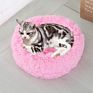 Pet Dog Memory Foam Bed for Large Small Cat House round Plush Mat Sofa Tough Puppy Nest Basket Washable Detachablecat Dog Bed