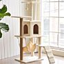Pet House Large Scratcher Tower Climbing Furniture Interactive Toys Platform Cat Tree