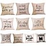 Pillow Cover Cojinepillowcases Cafe Sofa Cushion Cover Home Decor Kussenhoes Housse De Coussin Simple Throw Pillow Case