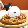 Pizza Cutter Pizza Wheel Handle for Pizza Dough Tool with Non Slip Plastic Stainless Steel Stocked 12 Pcs 7.5Cm and 9.5Cm