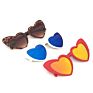 Plastic Promotional Sunglasses Heart Shaped Accept