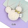 Plush Soft Teddy Cicinnus Cute Mickey Head Baby Hair Clips Hairgrips for Kids Hair Accessories for Girls