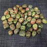 Polished 20-30Mm Crystals Healing Gemstone Natural Green Unakite Crystal Tumbled Stones for Home Decoration