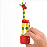 Pop-Up Giraffe Wooden Puppet Push Finger Toy