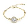 Popular Gold Silver Bracelet Eight Heart Eight Arrow Zircon Bracelets & Bangles Crystal Accessories Jewelry Women