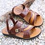 Popular Leather Sandals Men Shoes Stock Manufacturers Price