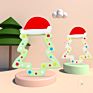 Popular Melikey Silicone Xmas Tree Christmas Teething Toys Silicone Baby Teether