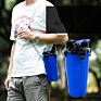 Portable 2 in 1 Pet Outdoor Water Cup 350Ml/250G Dog Drinking Bottle Pet Food Water Bottle Food Container