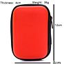 Portable Eva Reusable Usb Cable Zip Storage Bag Travel Earphone Storage Case