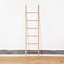 Premium Free Standing 6 Tier Wood Blanket Ladders Stand Bathroom Accessories Bamboo Towel Drying Rack