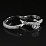 Prices Latest Design Value Jewelry Women Wedding Promise Couple Diamond 925 Sterling Silver Ring