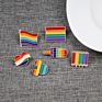 Pride Rainbow Flags Brooch Intersex Enamel Pins Heart Gay Brooches Metal Pin Badge
