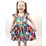 Princess Print Baby Girls Clothing Kid Cartoon Charact Dress