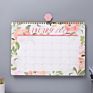 Printed 18 Monthly Wall Calendar of Thick Paper 14.6" & 11.5" Jul Dec with Twin-Wire Binding & Hanging Hook