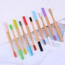 Private Label Rainbow Soft Kids Bamboo Toothbrush for Children