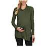Product Maternity Sweater Autumn Long Sleeve Nursing Clothes Maternity Shirt