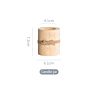 Products White Unique Candle Holder in Wood Candle Holder For