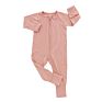 Professional of Comfortable Unisex Baby Pajamas with Zipper Spandex Bamboo Fiber Baby Romper