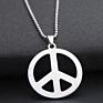 Promotion Items Word Peace Pendant Peace Sign Necklace