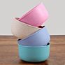 Promotional Gift Eco-Friendly Biodegradable Wheat Straw Bowl Plastic Tableware 4Pcs Kids and Baby Bowls